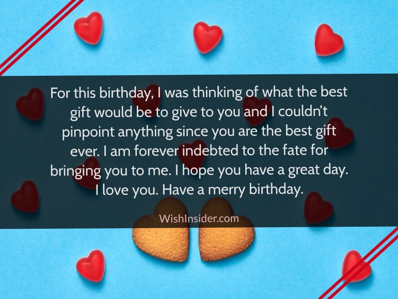 Birthday wishes for fiance