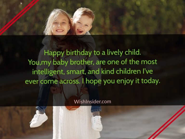 35 Birthday Wishes for Little Brother – Wish Insider