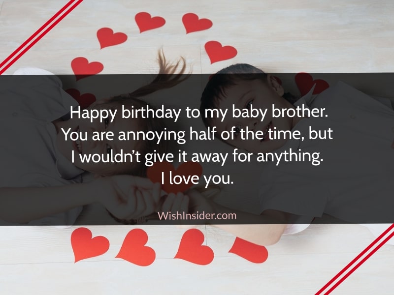 birthday wishes for big sister from little brother