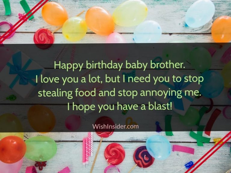 35 Birthday Wishes for Little Brother – Wish Insider