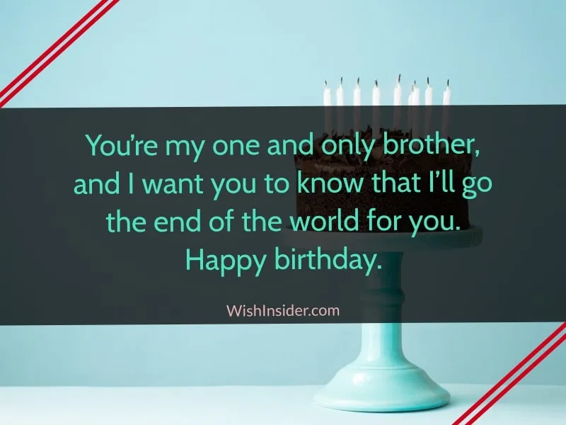 birthday wishes for brother from sister quotes