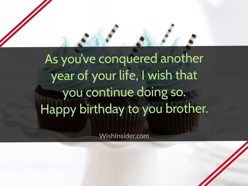 Adorable Birthday wishes from Sister to Brother