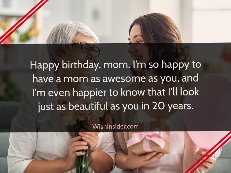  happy birthday mom from daughter wishes