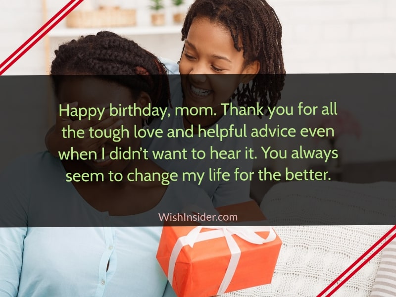 happy birthday message from daughter to mom 