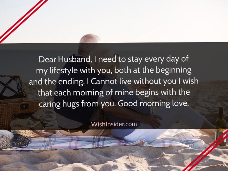 good morning quotes for husband from wife 