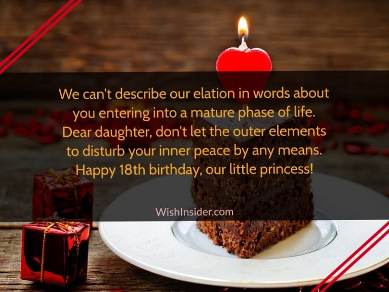 25 Happy 18th Birthday Wishes For Daughter Wish Insider