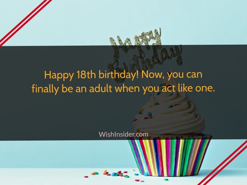 Funny 18th Birthday Quotes