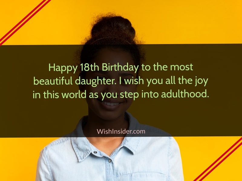 Happy 18th Birthday Quotes for Daughter 