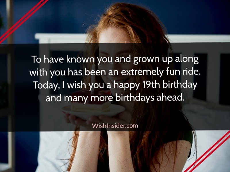 quotes for 19th birthday