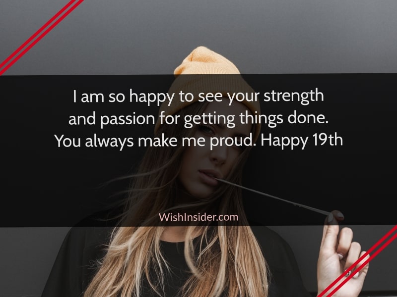 happy 19th birthday quotes