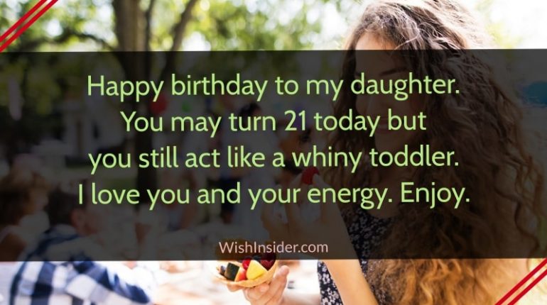 15 Happy 21st Birthday Wishes for Daughter – Wish Insider