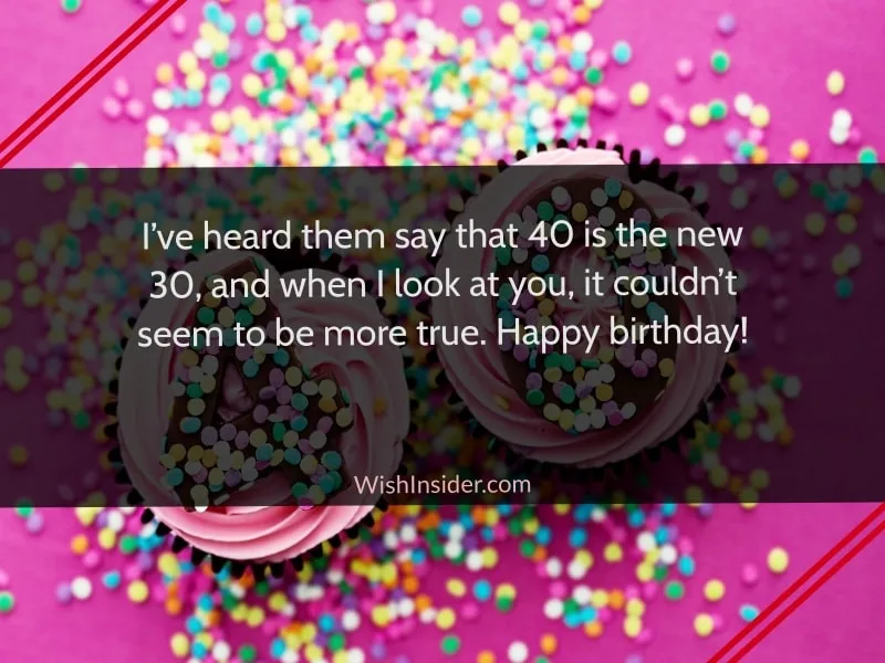 Wishes for Happy 40th Birthday