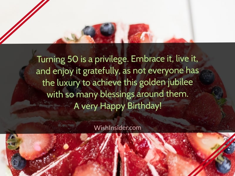 50th Birthday Wishes  