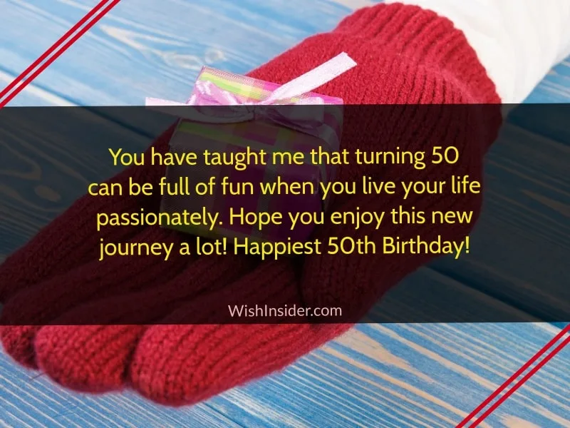 Happy 50th Birthday Wishes  