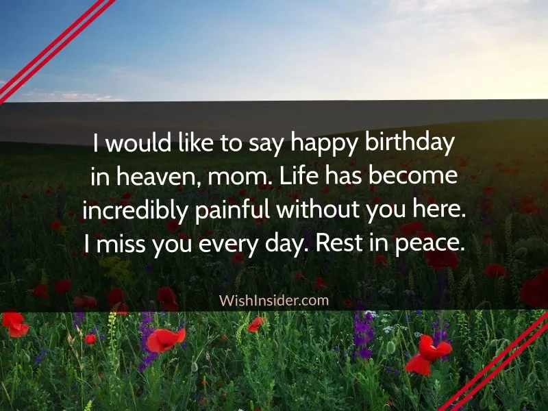 35 Happy Birthday In Heaven Mom Quotes – Wish Insider