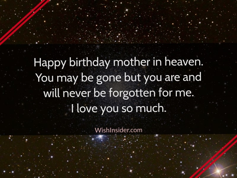  happy birthday to my mom in heaven wishes