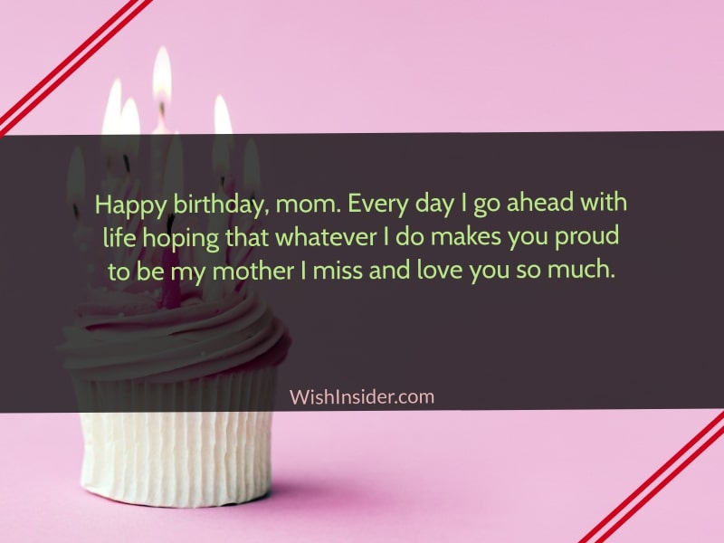  happy birthday mom in heaven wishes from son
