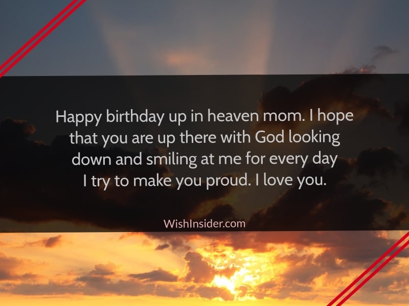 Heart touching Happy Birthday in Heaven Mom Quotes