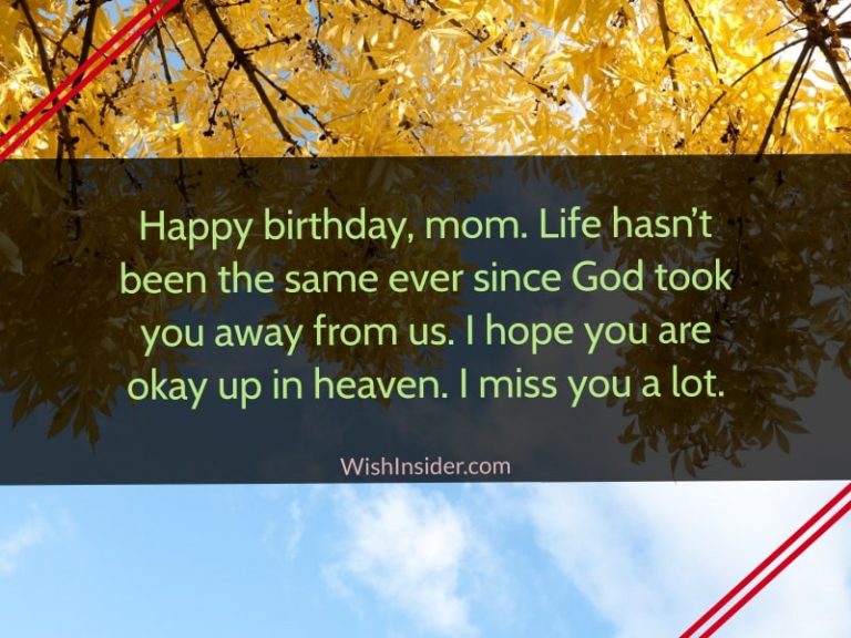 35 Happy Birthday in Heaven Mom Quotes – Wish Insider