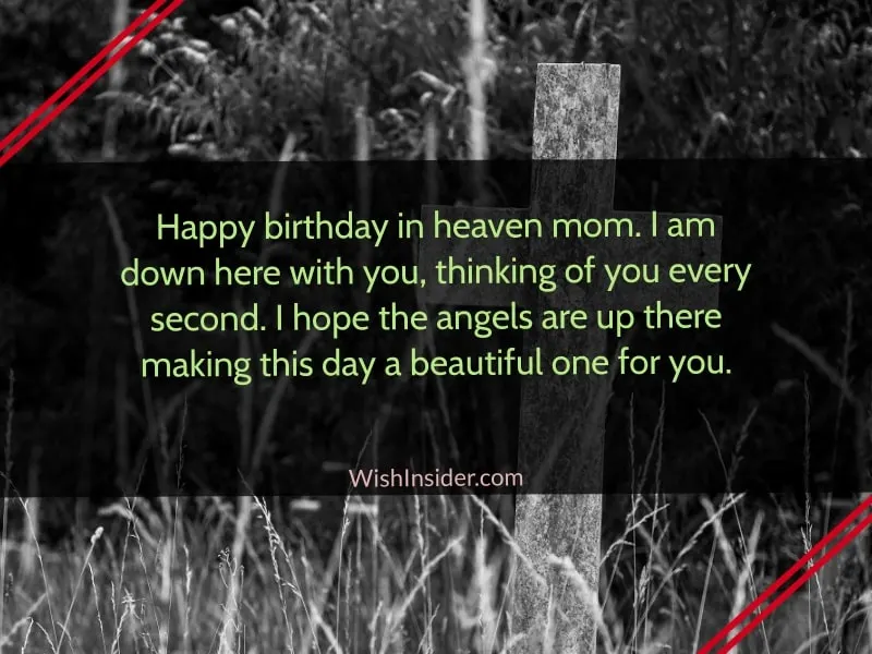 Happy Birthday Wishes for Mom in Heaven 