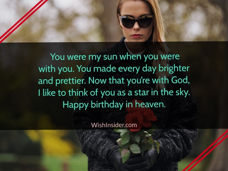  happy birthday in heaven quotes for mother