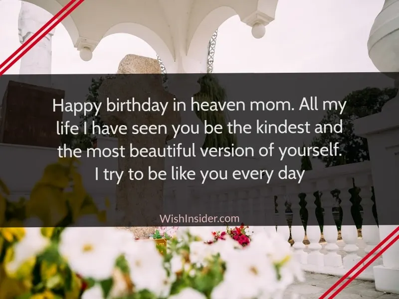 happy birthday in heaven quotes for mom