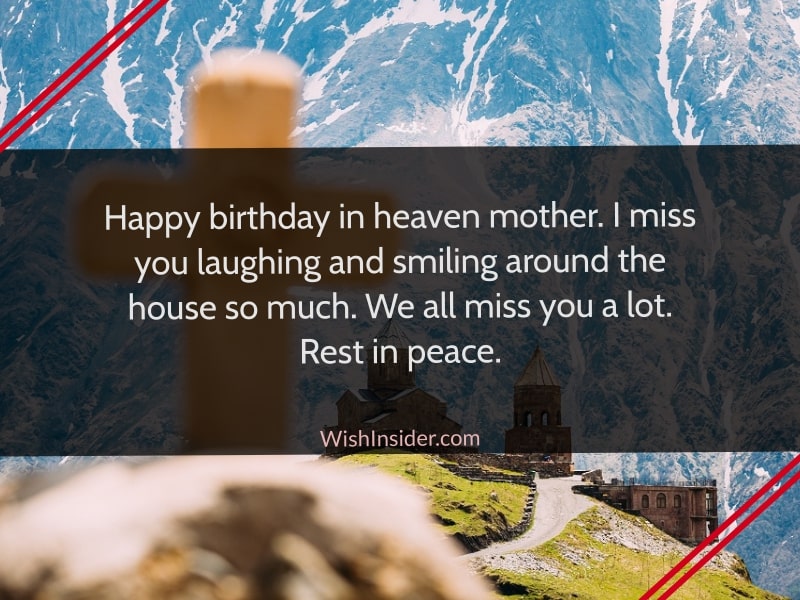 Happy birthday in heaven mother quotes