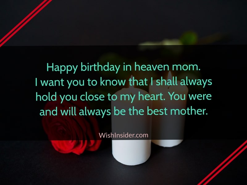 happy birthday quotes for mom in heaven from daughter