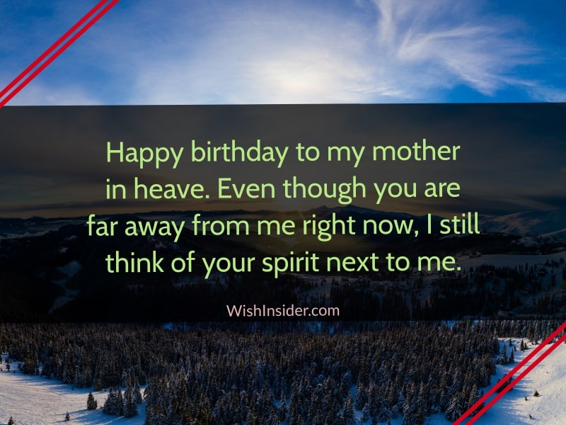 Happy birthday to my mother in heaven quotes