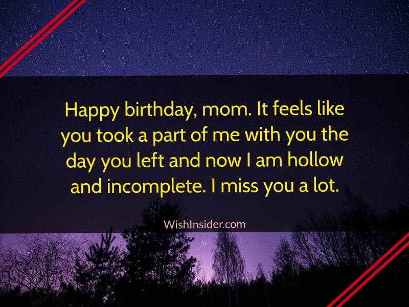  happy birthday to my mom in heaven quotes