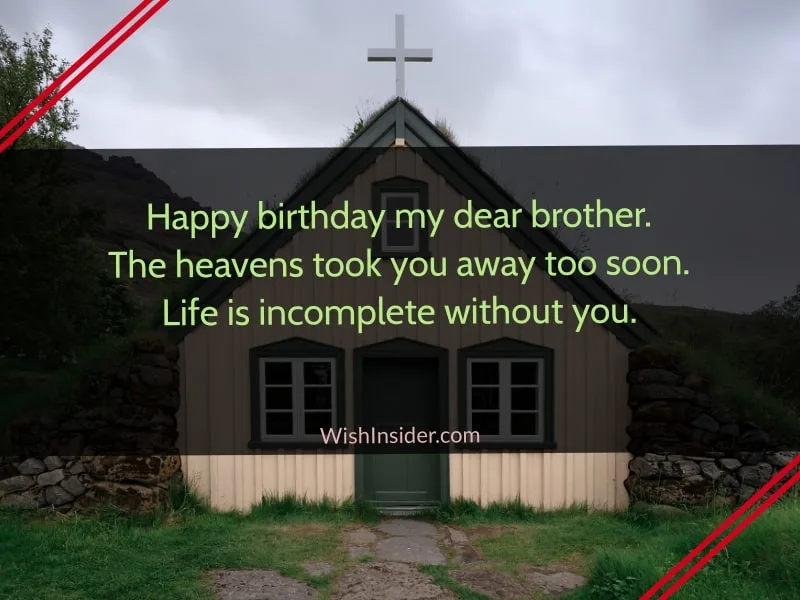 happy birthday in heaven brother quotes