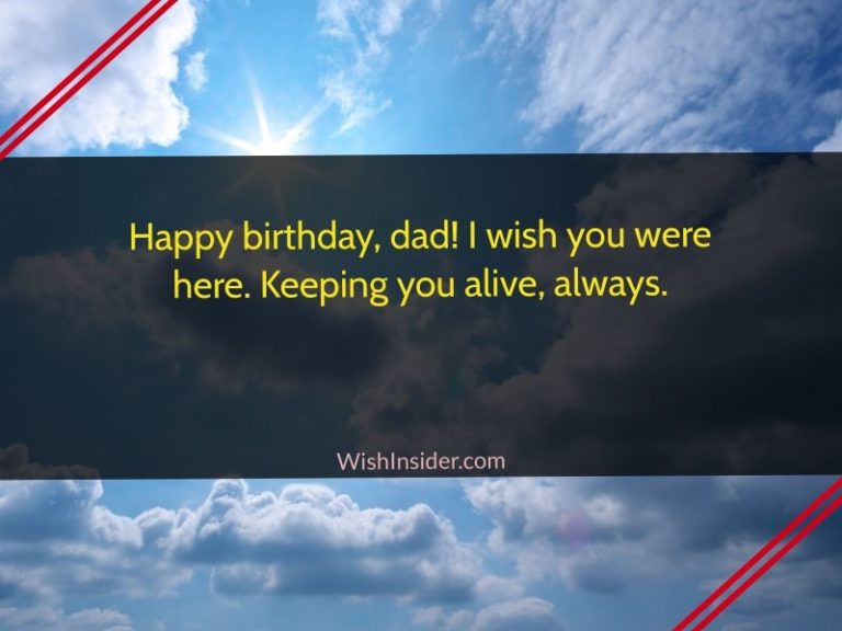 20 Happy Birthday Dad In Heaven Quotes – Wish Insider