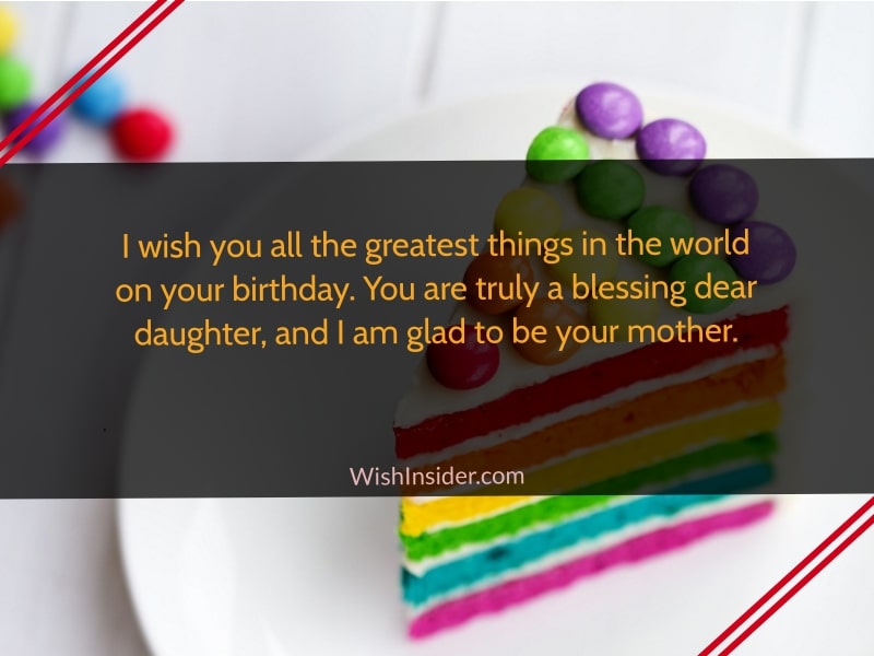 birthday wishes for daughter from a mother 