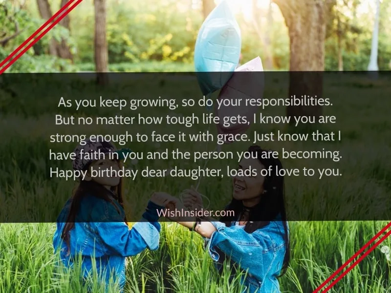 birthday wishes for daughter from mother 