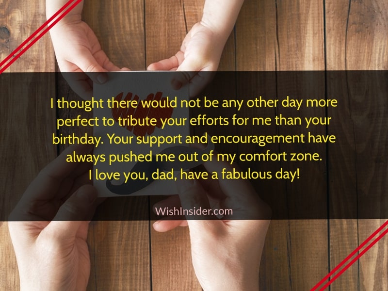 Birthday Wishes for Dad from Daughter