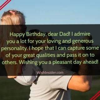 birthday wishes for dad from daughter