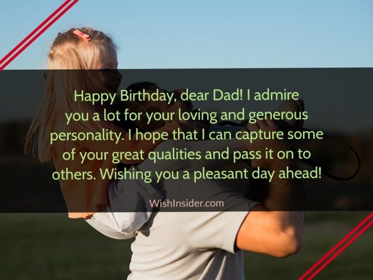 29 Happy Birthday Wishes For Dad From Daughter – Wish Insider