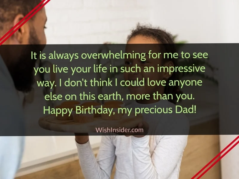 Birthday Wishes for Dad from Daughter