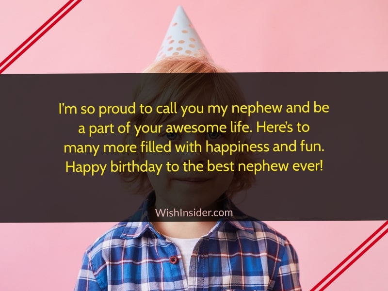 happy birthday message for nephew