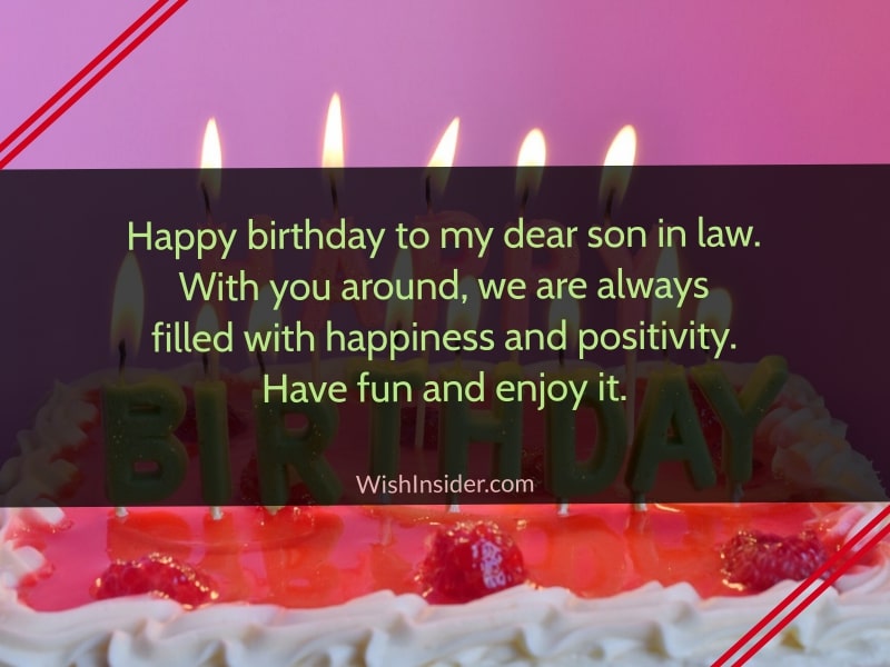 happy birthday wishes for son-in-law