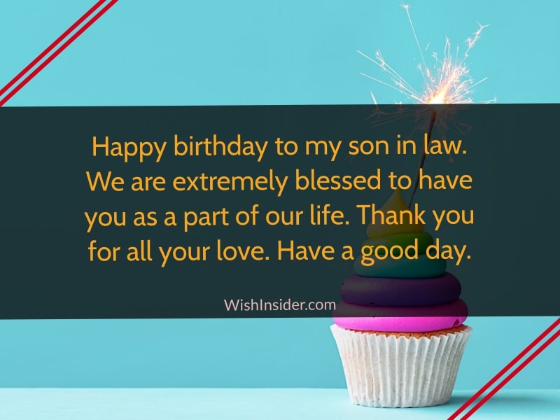 birthday wishes for son-in-law from mother-in-law