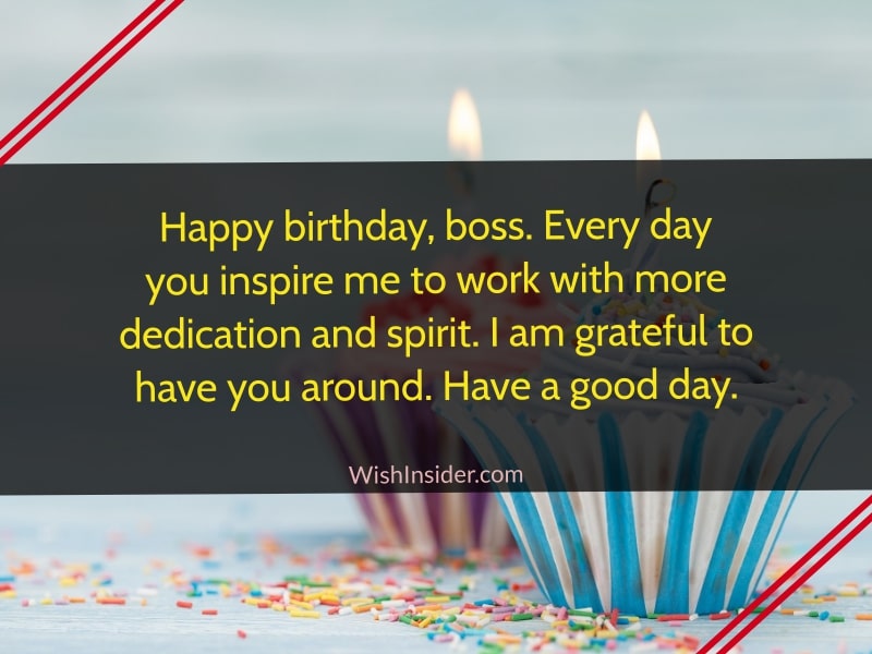 happy birthday wishes to boss
