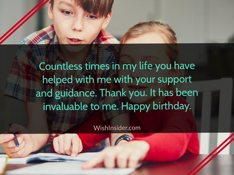 Birthday Wish Messages for Big Brother from sister